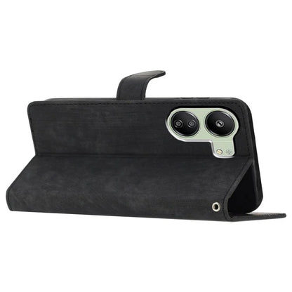 For Xiaomi Redmi 13C 4G / Poco C65 4G Cell Phone Case Skin-touch Leather Flip Stand Cover