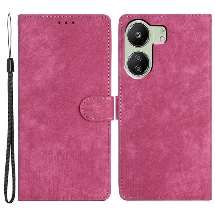 For Xiaomi Redmi 13C 4G / Poco C65 4G Cell Phone Case Skin-touch Leather Flip Stand Cover
