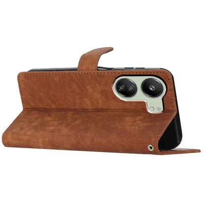 For Xiaomi Redmi 13C 4G / Poco C65 4G Cell Phone Case Skin-touch Leather Flip Stand Cover
