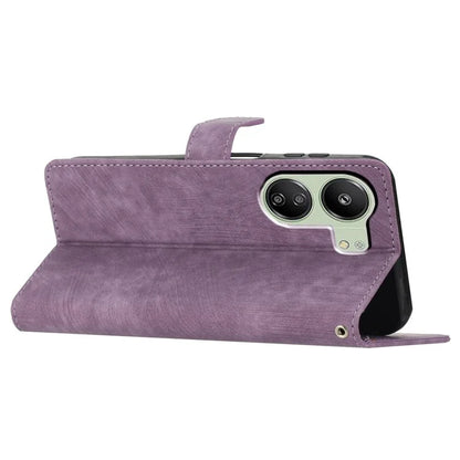 For Xiaomi Redmi 13C 4G / Poco C65 4G Cell Phone Case Skin-touch Leather Flip Stand Cover