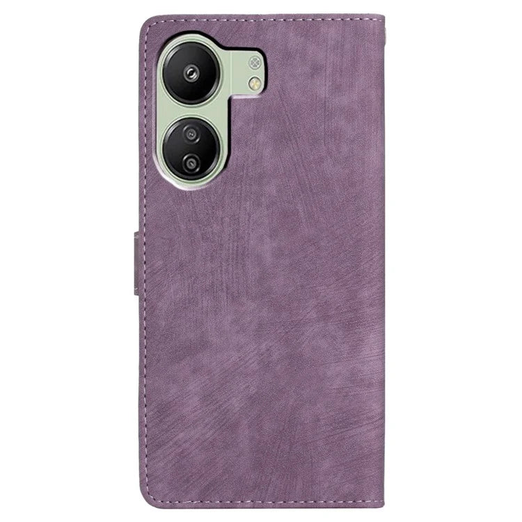 For Xiaomi Redmi 13C 4G / Poco C65 4G Cell Phone Case Skin-touch Leather Flip Stand Cover