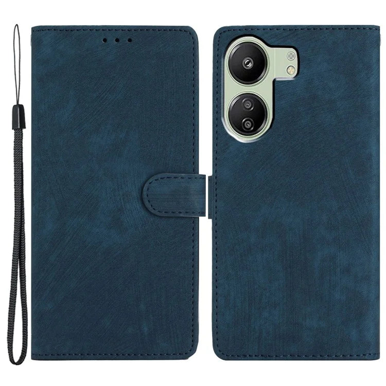 For Xiaomi Redmi 13C 4G / Poco C65 4G Cell Phone Case Skin-touch Leather Flip Stand Cover