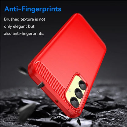 For Samsung Galaxy A25 5G (Global) (161.0 x 76.5 x 8.3mm) Brushed Cell Phone Case Anti-Scratch TPU Phone Cover