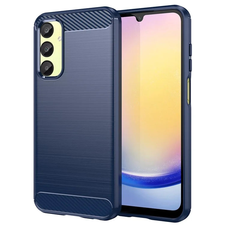 For Samsung Galaxy A25 5G (Global) (161.0 x 76.5 x 8.3mm) Brushed Cell Phone Case Anti-Scratch TPU Phone Cover
