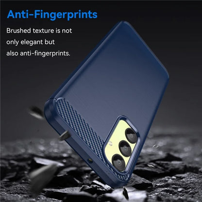 For Samsung Galaxy A25 5G (Global) (161.0 x 76.5 x 8.3mm) Brushed Cell Phone Case Anti-Scratch TPU Phone Cover