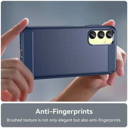 For Samsung Galaxy A25 5G (Global) (161.0 x 76.5 x 8.3mm) Brushed Cell Phone Case Anti-Scratch TPU Phone Cover