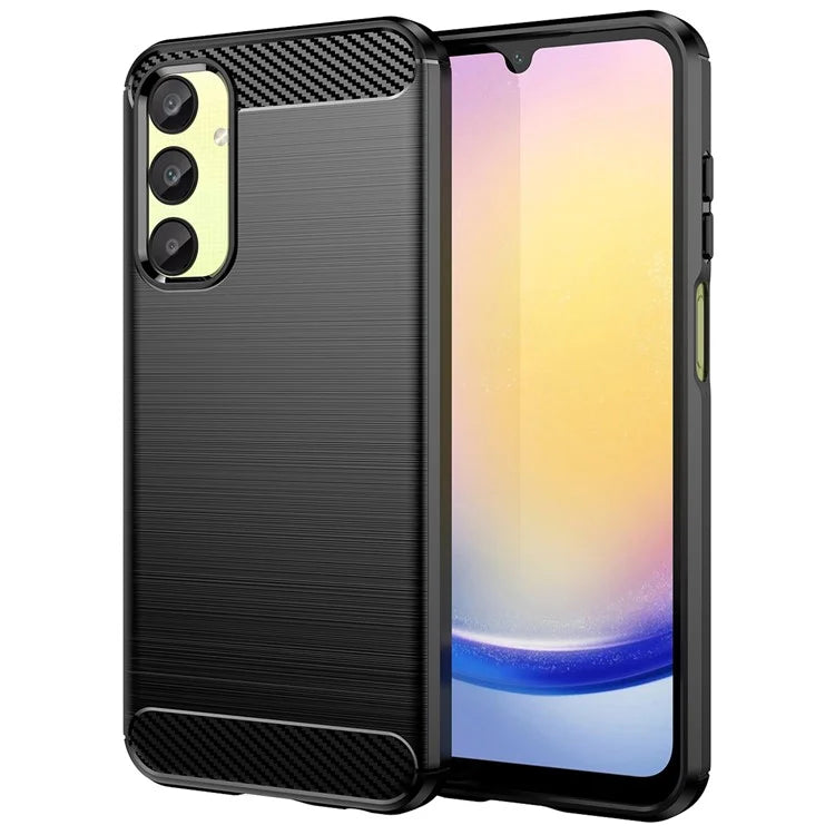 For Samsung Galaxy A25 5G (Global) (161.0 x 76.5 x 8.3mm) Brushed Cell Phone Case Anti-Scratch TPU Phone Cover