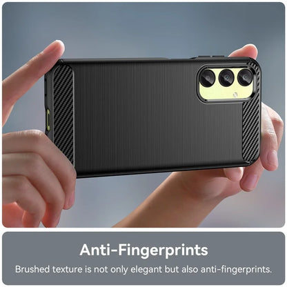For Samsung Galaxy A25 5G (Global) (161.0 x 76.5 x 8.3mm) Brushed Cell Phone Case Anti-Scratch TPU Phone Cover