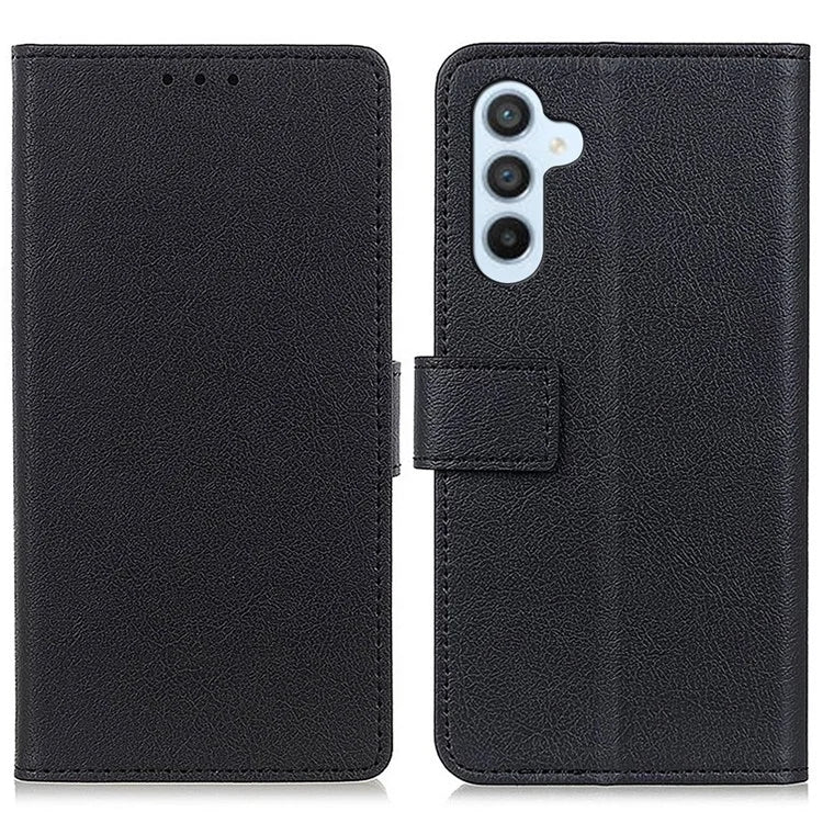 For Samsung Galaxy A55 5G Case PU Leather Wallet Stand Shell Anti-Scratch Cell Phone Cover