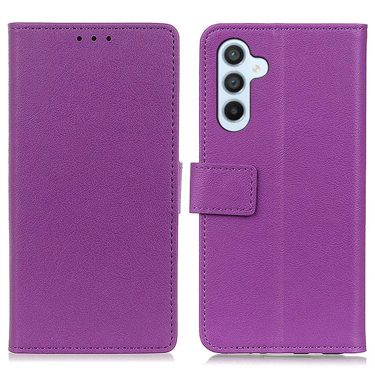 For Samsung Galaxy A55 5G Case PU Leather Wallet Stand Shell Anti-Scratch Cell Phone Cover