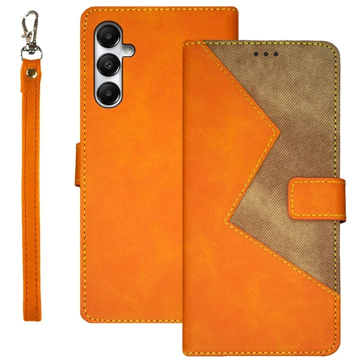 IDEWEI For Samsung Galaxy A55 5G Case PU Leather Flip Cover with Card Holder