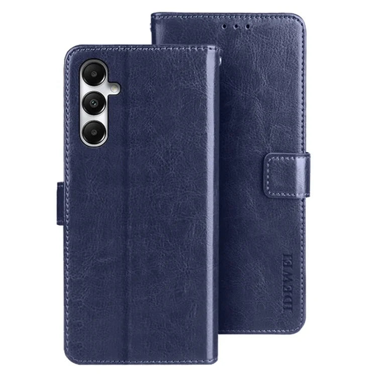 IDEWEI For Samsung Galaxy A55 5G Leather Case Stand Flip Cover Wallet