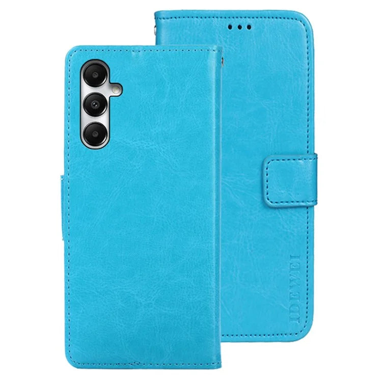 IDEWEI For Samsung Galaxy A55 5G Leather Case Stand Flip Cover Wallet