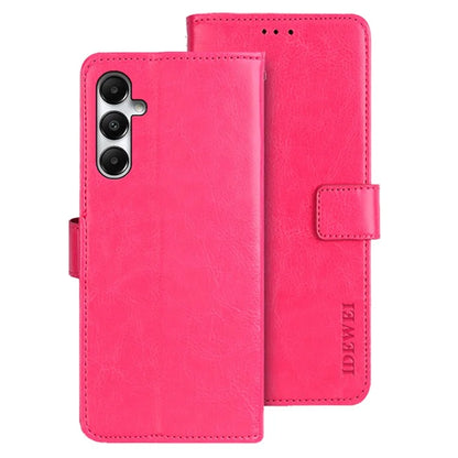 IDEWEI For Samsung Galaxy A55 5G Leather Case Stand Flip Cover Wallet