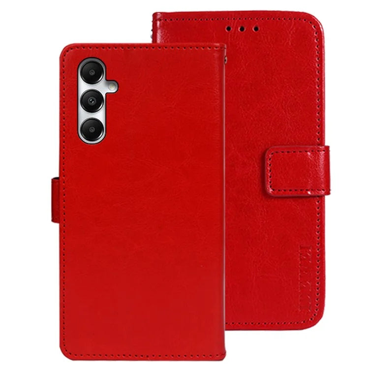 IDEWEI For Samsung Galaxy A55 5G Leather Case Stand Flip Cover Wallet