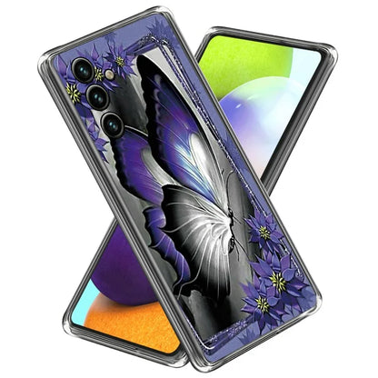 For Samsung Galaxy A55 5G Case Pattern Printed TPU Slim Phone Cover