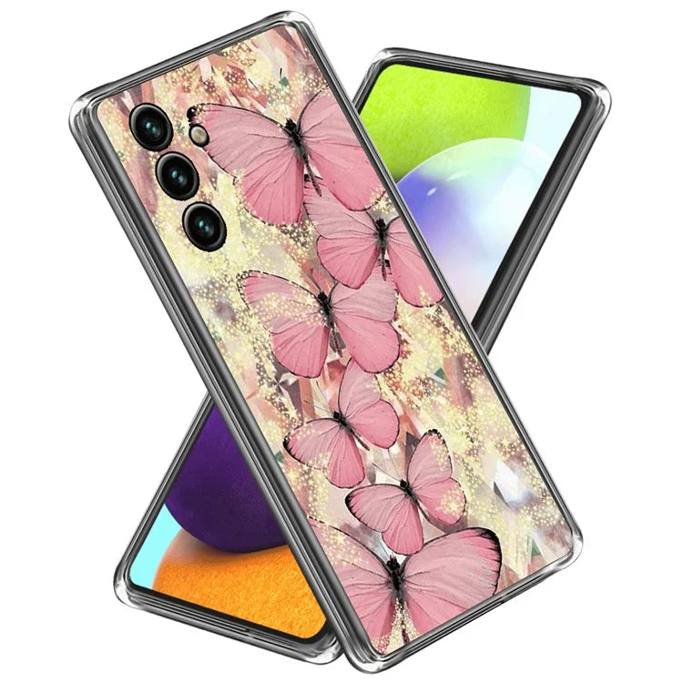 For Samsung Galaxy A55 5G Case Pattern Printed TPU Slim Phone Cover