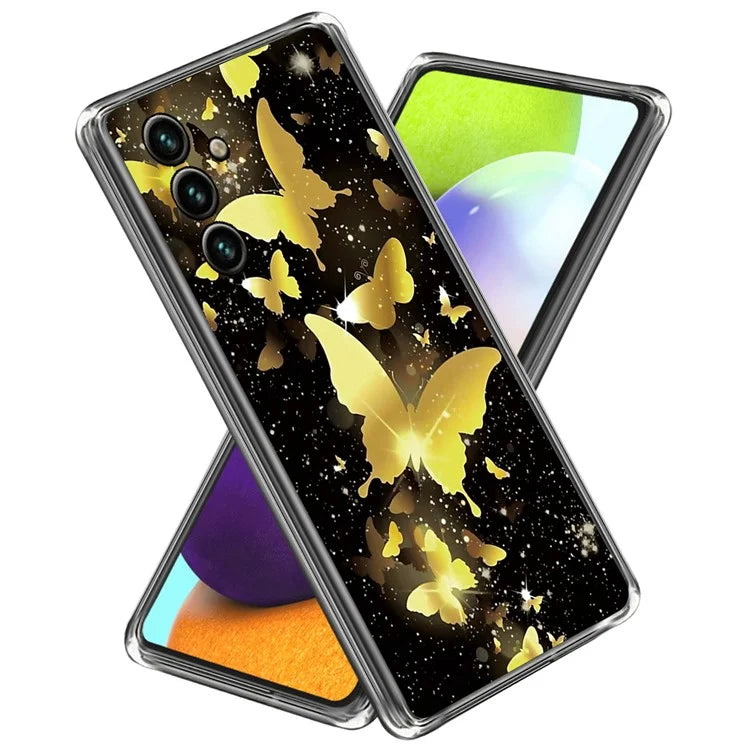 For Samsung Galaxy A55 5G Case Pattern Printed TPU Slim Phone Cover