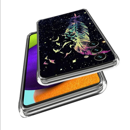 For Samsung Galaxy A55 5G TPU Case IMD Pattern Printing Phone Back Cover
