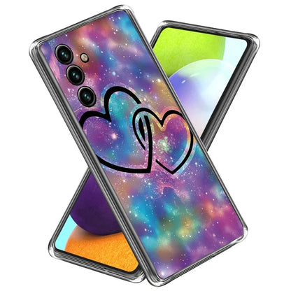 For Samsung Galaxy A55 5G TPU Case IMD Pattern Printing Phone Back Cover