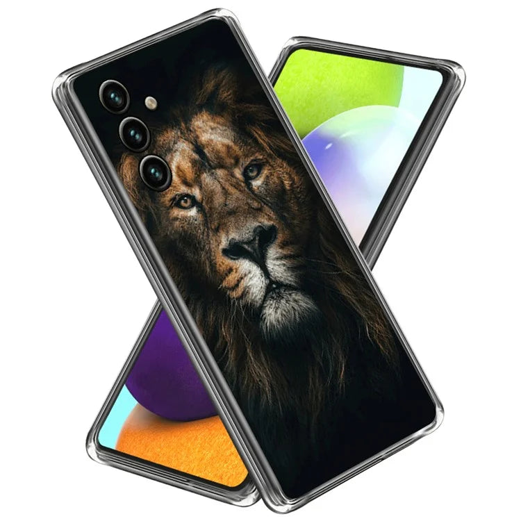 For Samsung Galaxy A55 5G TPU Case IMD Pattern Printing Phone Back Cover