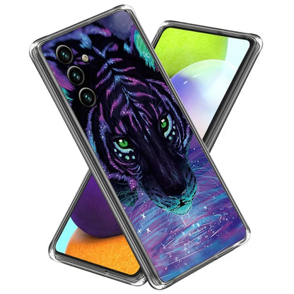 For Samsung Galaxy A55 5G TPU Case IMD Pattern Printing Phone Back Cover