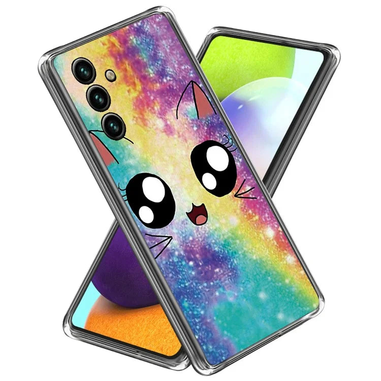 For Samsung Galaxy A55 5G TPU Case IMD Pattern Printing Phone Back Cover