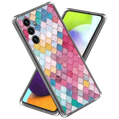 For Samsung Galaxy A55 5G TPU Case IMD Pattern Printing Phone Back Cover