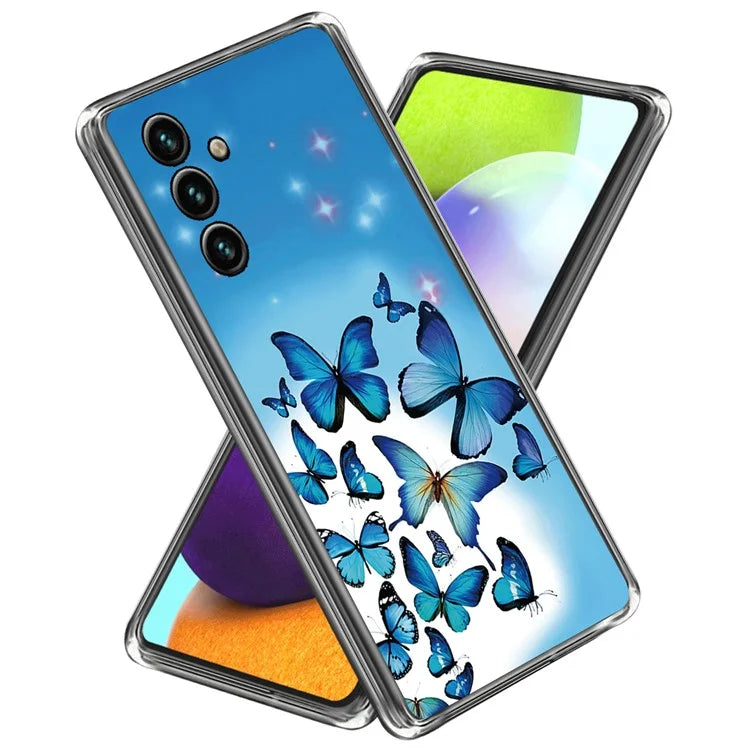 For Samsung Galaxy A55 5G TPU Case IMD Pattern Printing Phone Back Cover