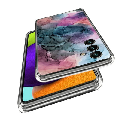 For Samsung Galaxy A55 5G TPU Case Abstract Marble Pattern Printing Phone Cover