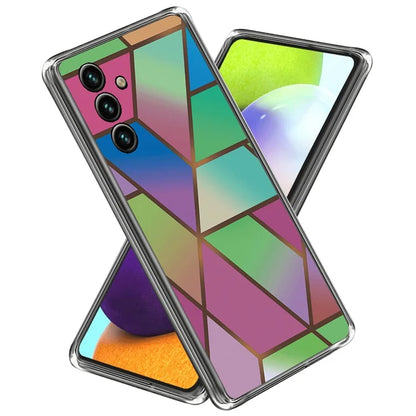 For Samsung Galaxy A55 5G TPU Case Abstract Marble Pattern Printing Phone Cover