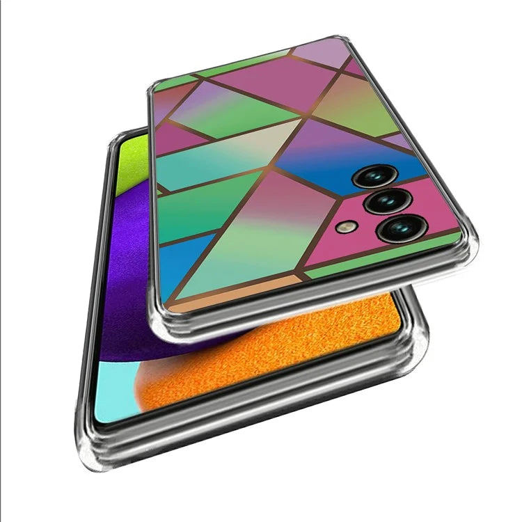 For Samsung Galaxy A55 5G TPU Case Abstract Marble Pattern Printing Phone Cover