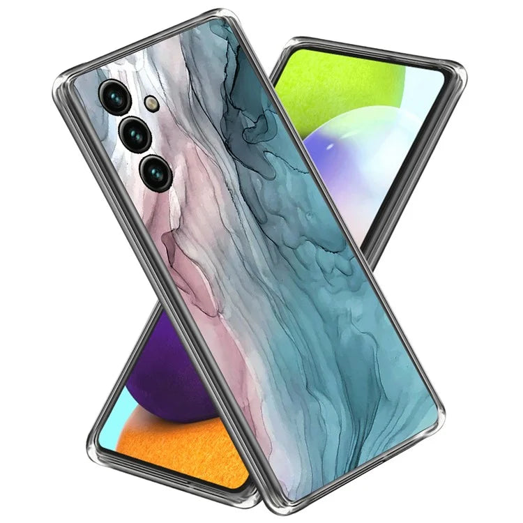 For Samsung Galaxy A55 5G TPU Case Abstract Marble Pattern Printing Phone Cover