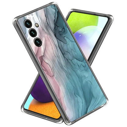 For Samsung Galaxy A55 5G TPU Case Abstract Marble Pattern Printing Phone Cover