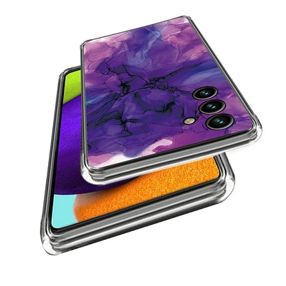 For Samsung Galaxy A55 5G TPU Case Abstract Marble Pattern Printing Phone Cover