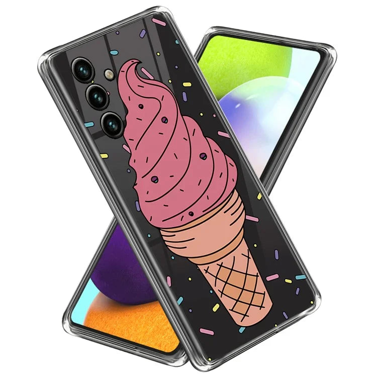 For Samsung Galaxy A55 5G Cell Phone Case Pattern Printed Soft TPU Shell