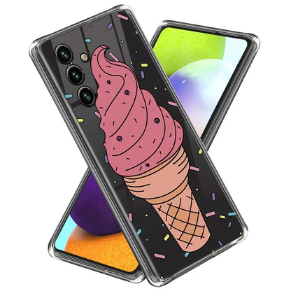 For Samsung Galaxy A55 5G Cell Phone Case Pattern Printed Soft TPU Shell
