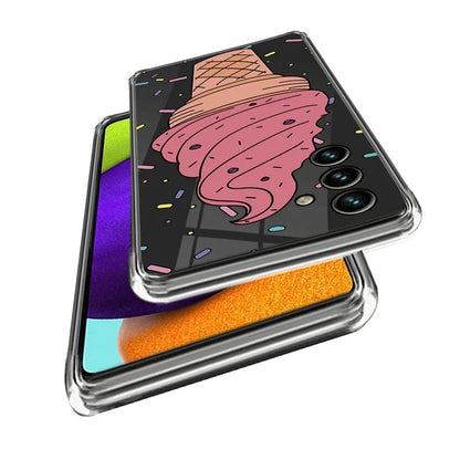 For Samsung Galaxy A55 5G Cell Phone Case Pattern Printed Soft TPU Shell