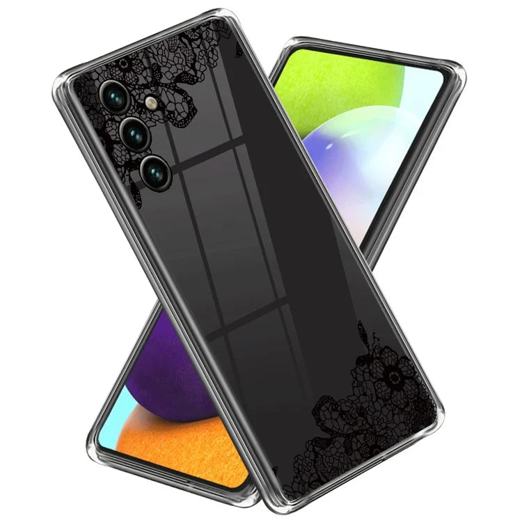 For Samsung Galaxy A55 5G Cell Phone Case Pattern Printed Soft TPU Shell