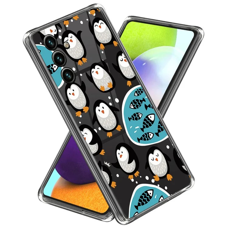 For Samsung Galaxy A55 5G Cell Phone Case Pattern Printed Soft TPU Shell