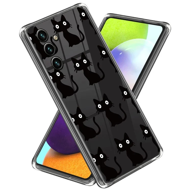 For Samsung Galaxy A55 5G Cell Phone Case Pattern Printed Soft TPU Shell