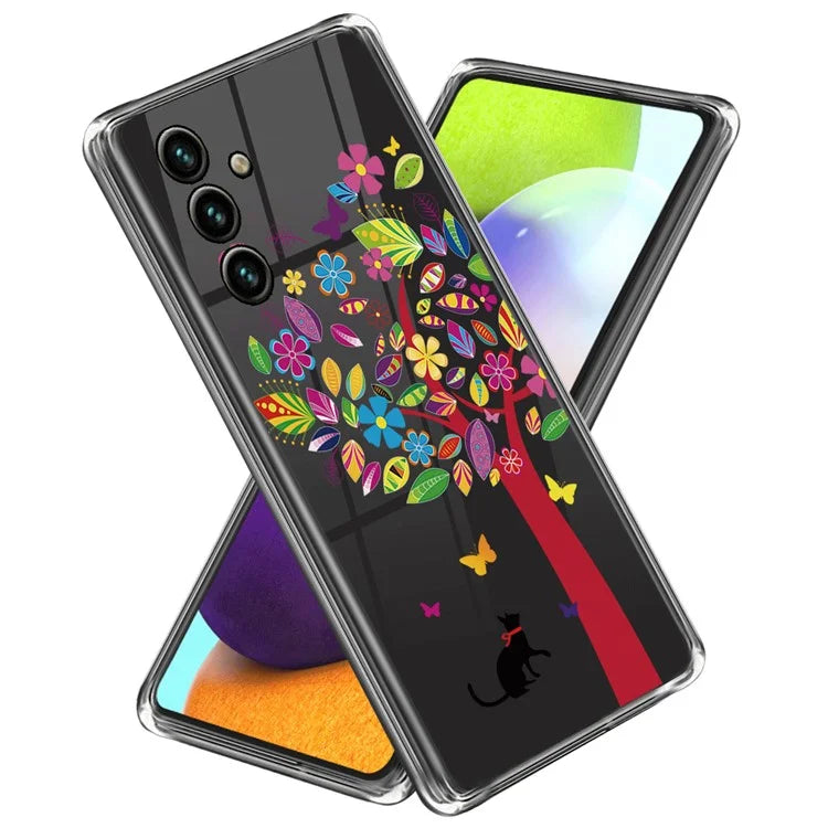 For Samsung Galaxy A55 5G Cell Phone Case Pattern Printed Soft TPU Shell