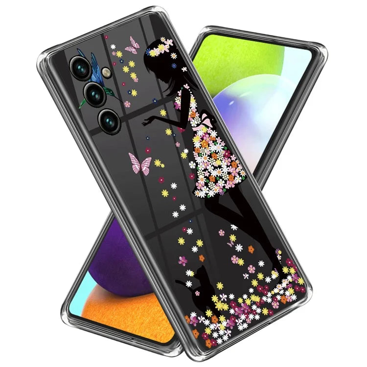For Samsung Galaxy A55 5G Cell Phone Case Pattern Printed Soft TPU Shell