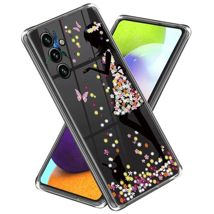 For Samsung Galaxy A55 5G Cell Phone Case Pattern Printed Soft TPU Shell