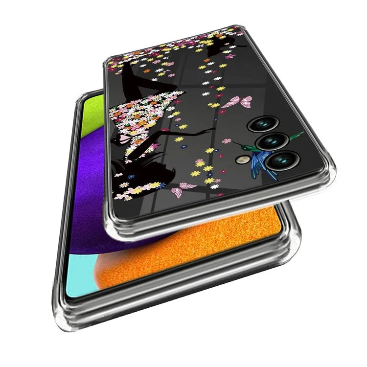 For Samsung Galaxy A55 5G Cell Phone Case Pattern Printed Soft TPU Shell