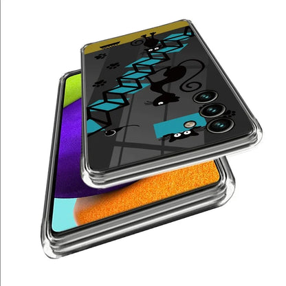 For Samsung Galaxy A55 5G Cell Phone Case Pattern Printed Soft TPU Shell