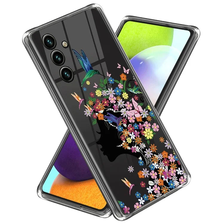 For Samsung Galaxy A55 5G Case Slim TPU IMD Pattern Printed Phone Cover