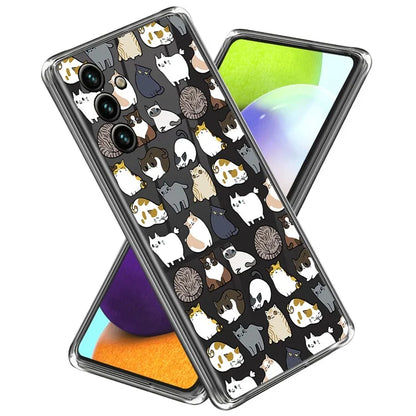For Samsung Galaxy A55 5G Case Slim TPU IMD Pattern Printed Phone Cover