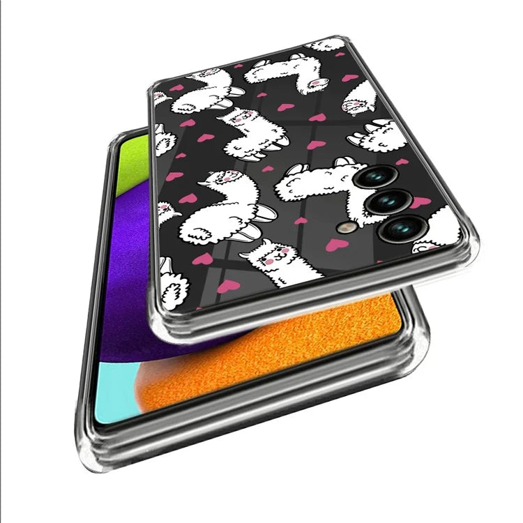 For Samsung Galaxy A55 5G Case Slim TPU IMD Pattern Printed Phone Cover