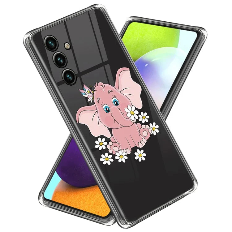 For Samsung Galaxy A55 5G Case Slim TPU IMD Pattern Printed Phone Cover